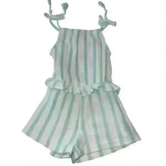 Vince Camuto striped romper size 12 girls - Picture 1 of 3
